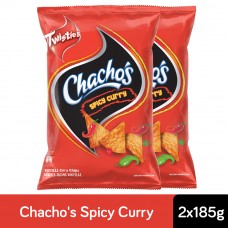 Twisties Chacho's Spicy Curry (185g x 2 packs)